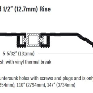 Draftseal DS501TBA Threshold (Thermally broken)